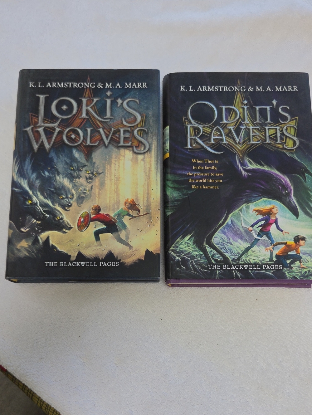 Hard Back : Book 1 & 2. KL Armstrong & M.A. Marr. Loki's Wolves & Odin's Ravens